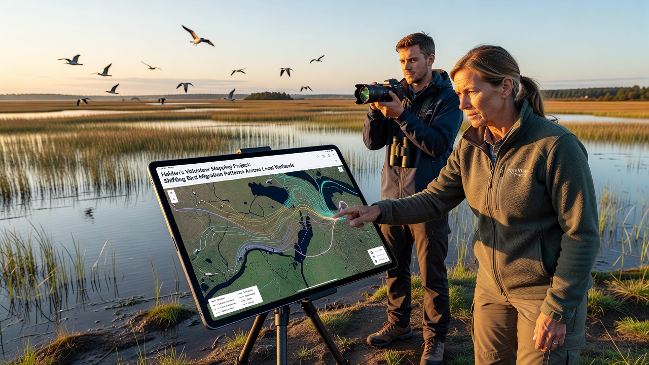 Halden's Volunteer Mapping Project Charts Shifting Bird Migration Patterns Across Local Wetlands