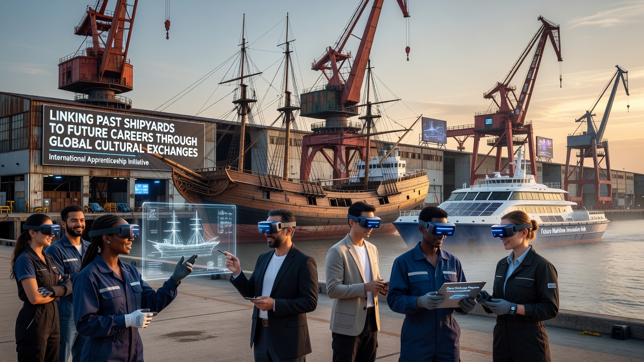 Linking Past Shipyards to Future Careers Through Global Cultural Exchanges